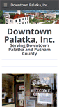 Mobile Screenshot of palatkadowntown.com